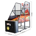 Arcade Coin Pusher Manufacturer - 220V Adult for Street Basketball Machine Simulator