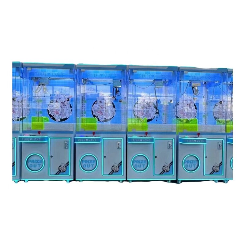 Claw Crane Machine Manufacturer - Coin Operated Grab Vending for Commercial Playground Transparent
