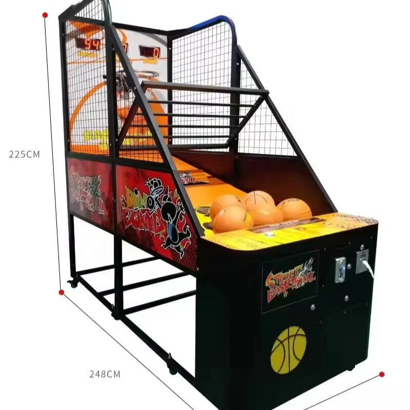 Arcade Coin Pusher Manufacturer - Adult 220V for Street Basketball Machine Simulator