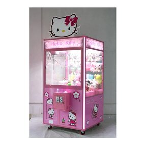 Claw Crane Machine Manufacturer - Coin Operated Toy Vending with Bill Acceptor Wooden Big Mac