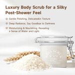 Body Scrub Manufacturer - Organic Vegan Rice Super Whitening Exfoliating for Dark Spots