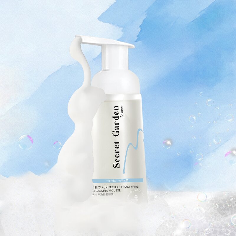 Men's Intimate Wash Manufacturer - Private Label Antibacterial Mousse PH Balanced Anti-Bacterial