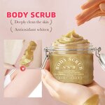 Body Polish Cream Manufacturer - Private Label 24K Gold Whitening Anti Aging Exfoliating Moisturizing
