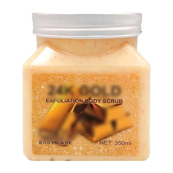 Body Scrub Manufacturer - RTS Wholesale 350g Natural Organic Turmeric Exfoliating Whitening