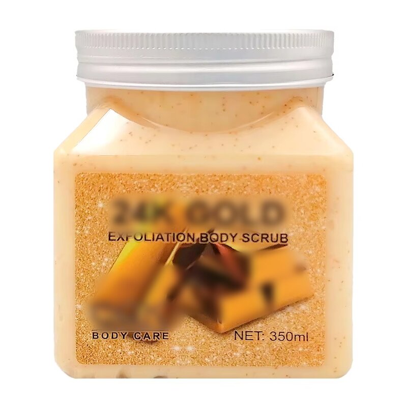 Body Scrub Manufacturer - RTS Wholesale 350g Natural Organic Turmeric Exfoliating Whitening