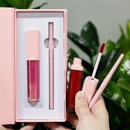 唇部套装生产商-OEM 16色防水不粘唇线笔套装