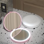 LED镜生产商-OEM便携双面口袋旅行镜