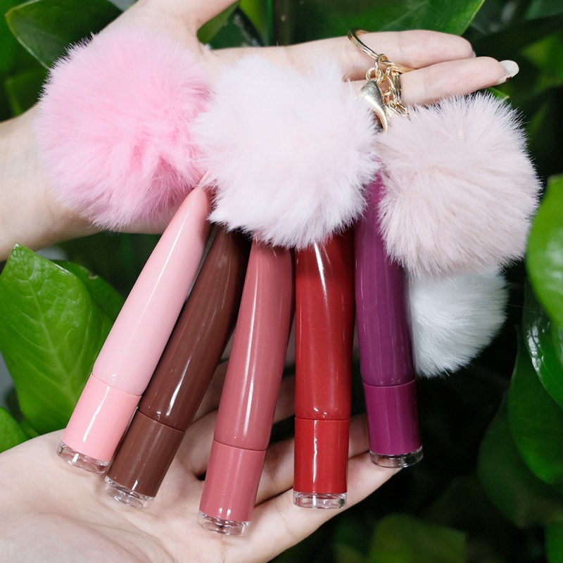 Lip Gloss Tubes Factory - OEM How Selling Squeeze Tube Liptint Keychain