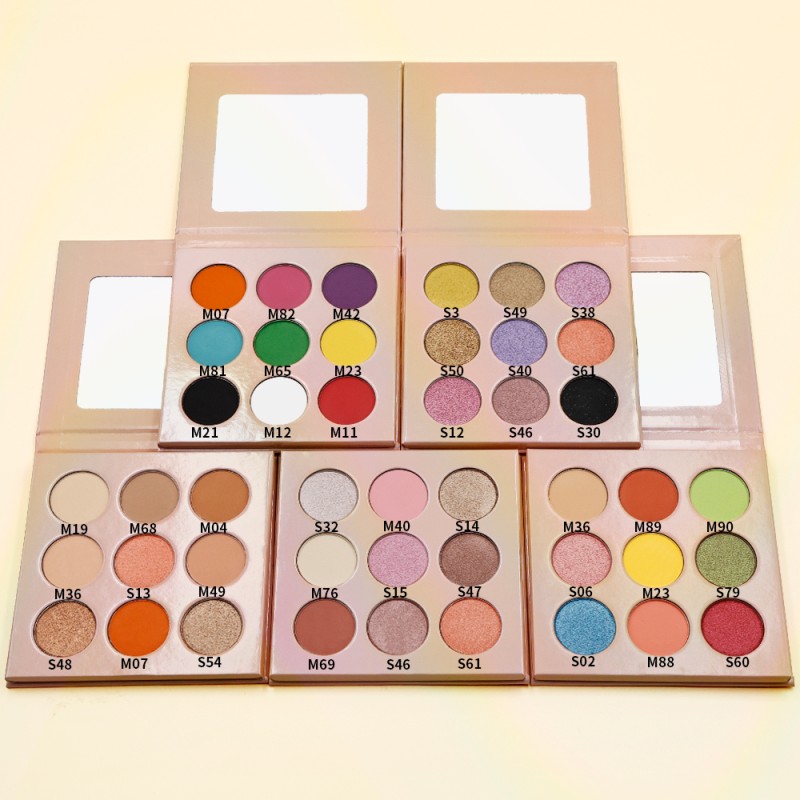 Eyeshadow Pallets Supplier - OEM High Pigment Matte Shimmer Glitter Custom