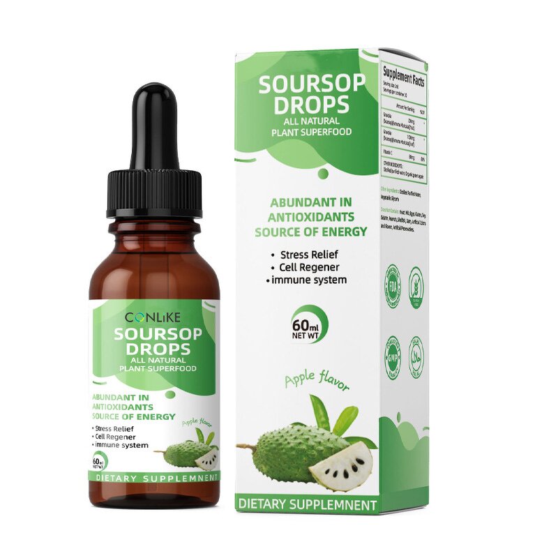 Liquid Drop Manufacturer - Wild Organic Soursop Graviola Extract Vitamin C Factory Direct