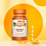 Softgel Capsule Manufacturer - OEM Vitamin E 180mg 400IU Gluten-Free 60 Count