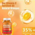 Gummy Manufacturer - OEM Private Label Orange Vitamin C 60 Count Gluten-Free