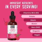 Liquid Drop Manufacturer - OEM B Complex Drops Biotin B12 Niacin Folate Metabolic Support