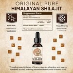 Liquid Drop Manufacturer - Private Label Shilajit Liquid 85 Minerals Fulvic Acid 60ml