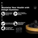 Gummy Manufacturer - Himalayan Shilajit Humic Fulvic Acid Organic Vegan Individually Wrapped