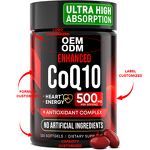 Softgel Capsule Manufacturer - CoQ10 Free Radicals Protection 120 Softgels
