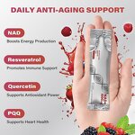 NAD+ Supplement Manufacturer - Berry Flavored High Concentration Nicotinamide Antioxidant