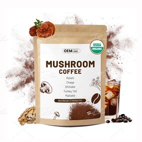 Powder Manufacturer - OEM Private Label Reishi Lions Mane 7-in-1 Instant Mushroom Coffee