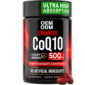 Softgel Capsule Manufacturer - High Absorption CoQ10 500MG Heart Energy Antioxidant 120 Count
