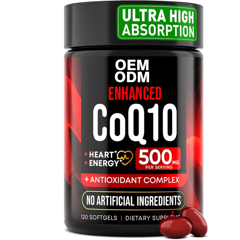 Softgel Capsule Manufacturer - High Absorption CoQ10 500MG Heart Energy Antioxidant 120 Count