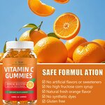 Gummy Manufacturer - OEM Private Label Orange Vitamin C 60 Count Gluten-Free