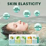Facial Sheet Mask Manufacturer - OEM Private Label HHA Korean Beauty Organic Vitamin C Infused Mango Whitening