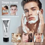 Face Mask Manufacturer - Private Label Men's Charcoal Cleansing Mask Custom Formula Bulk Order Distributors