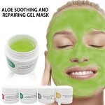 Face Mask Manufacturer - Collagen-Based Anti-Acne White Mud Mask Aloe Soothing Repair Oil Control Acne Removal
