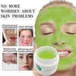 Face Mask Manufacturer - Collagen-Based Anti-Acne White Mud Mask Aloe Soothing Repair Oil Control Acne Removal