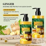 Hair Care Set Manufacturer - Wholesale OEM with Ginger Plant Extract Shampoo Gel Cream Mask
