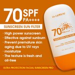 Sunscreen Lotion Manufacturer - Summer Training Student OEM SPF70+++ UV Protection Whitening