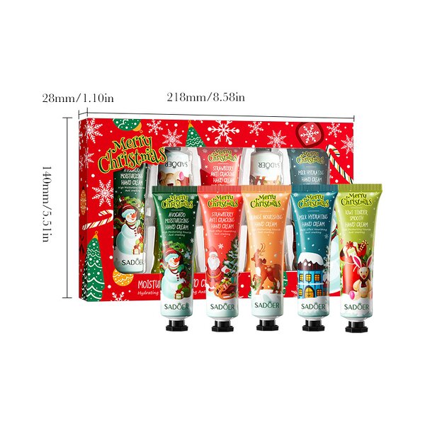 Hand Cream Set Manufacturer - SADOER All-English Nourishing Moisturizing Five-Piece