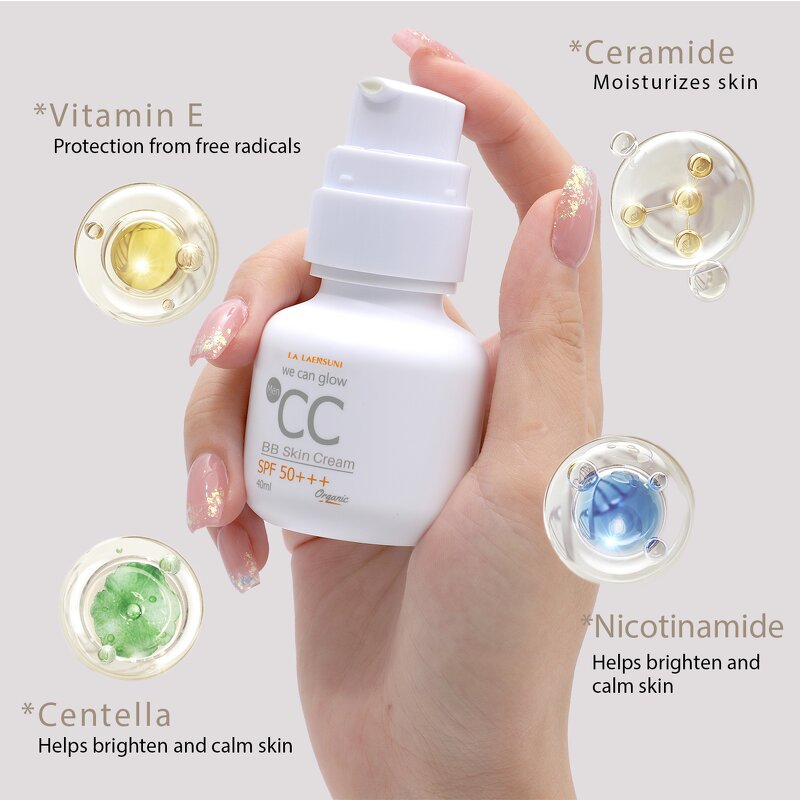 Men's Concealer Foundation Manufacturer - Lalaensuni 50SPF+++ CC BB Sunscreen Oil Control Waterproof