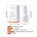 CC Sunscreen Manufacturer - Lalaensuni Women's 50SPF+++ Concealer Liquid Foundation Waterproof Repair