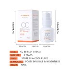 Men's Concealer Foundation Manufacturer - Lalaensuni 50SPF+++ CC BB Sunscreen Oil Control Waterproof