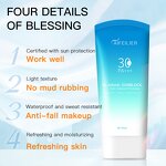 Sunscreen Cream Manufacturer - AIFEILIER Three-in-One Whitening Long-Lasting Waterproof with Titanium Dioxide
