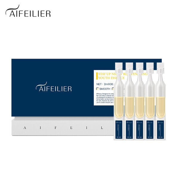 Face Ampoule Manufacturer - AIFEILIER with Blue Copper Peptide Hydration Repair Anti-Wrinkle Firming