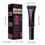 Eyebrow Dyeing Glue - Tear-Off Waterproof Sweat-Proof Three-Color No Smudge