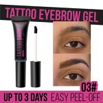 Eyebrow Dyeing Glue - Tear-Off Waterproof Sweat-Proof Three-Color No Smudge