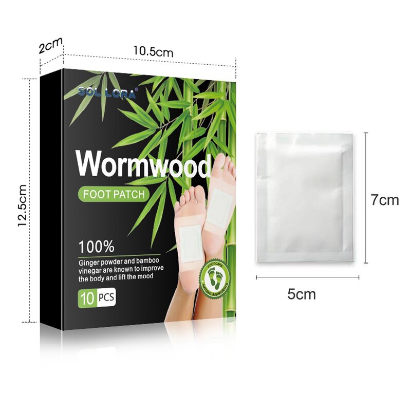 Mugwort Foot Mask - SOL LORA 10 Patches Relieve Fatigue Nourishing Sleeping