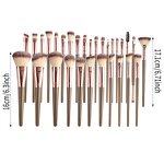 Makeup Brushes Set - OEM 67-pack Coffee Powder Puffs Beauty Tool CPNP EU