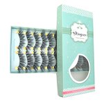 3D Mink Lashes - OEM DINGSEN 10 Pairs Natural Long False Eyelashes
