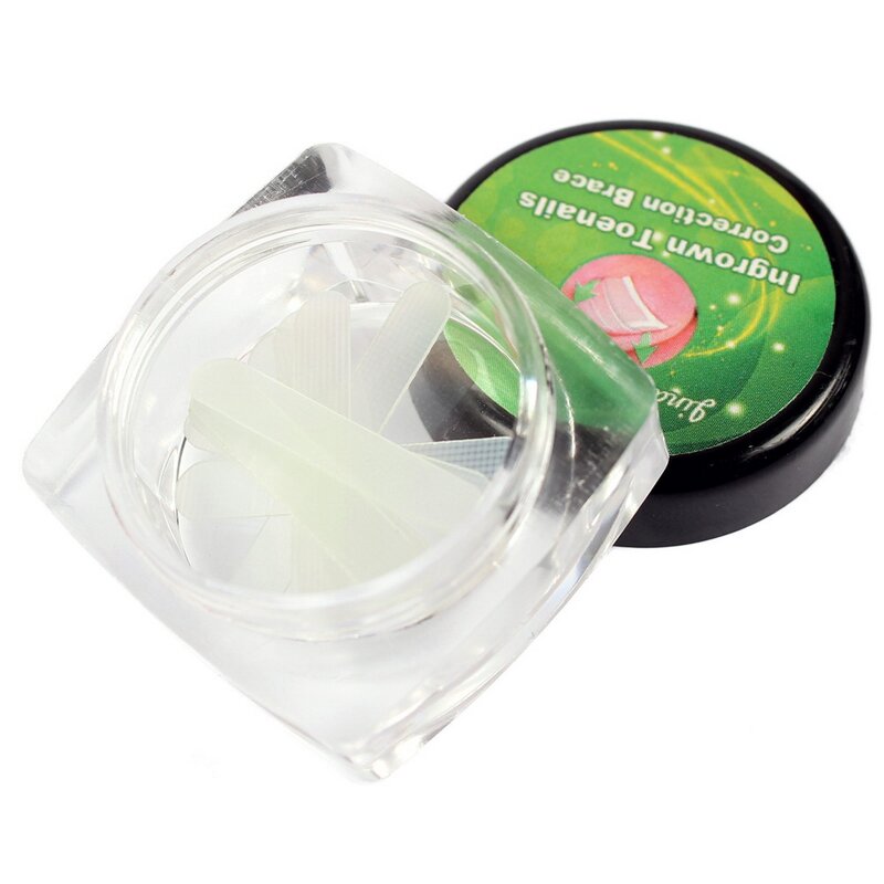 Nail Correction Patch -12Pcs Orthonail Groove White Paste Embedded Filling