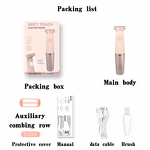 Electric Shaver Epilator - Women Cordless Rechargeable Face Body Bikini