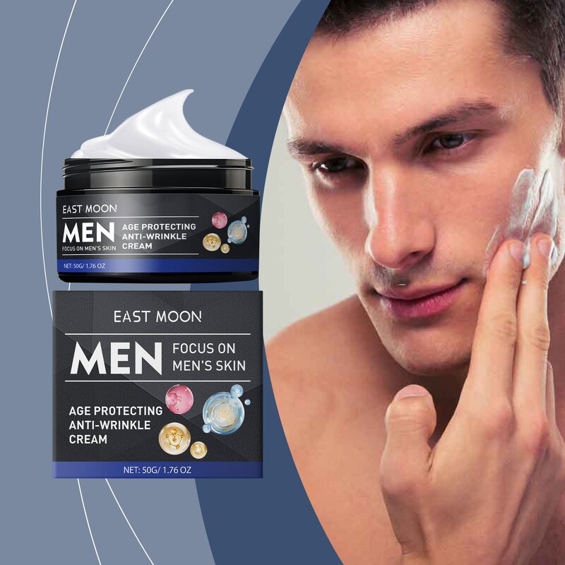 Men's Face Cream - OEM Age Protecting Anti-Wrinkle CPNP EU EC REP Certified