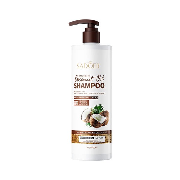 Coconut Shampoo - OEM SADOER 500ML Custom Label Organic Vitamin Hair Care