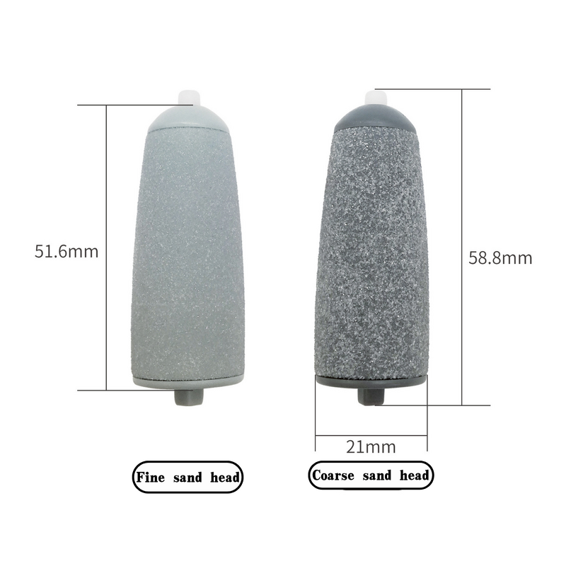Foot Grinder Heads - Quartz Sand Replacement Rollers Smooth Feet Callus Remover
