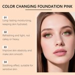 Color Changing Foundation - OEM 30ml Pink Liquid CPNP EU EC REP Certified