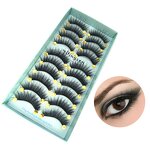 3D Mink Lashes - OEM DINGSEN 10 Pairs Natural Long False Eyelashes