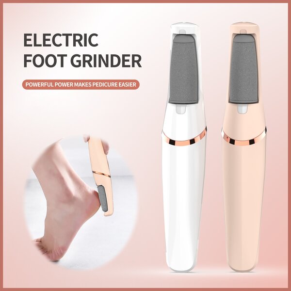 Foot Callus Remover - Rechargeable Dual-Head LED Light Pedicure Tool Kit